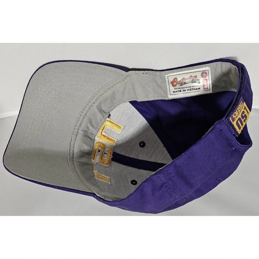 LSU‎ Tigers Purple Hat Ncaa Cap Adjustable Hat c35